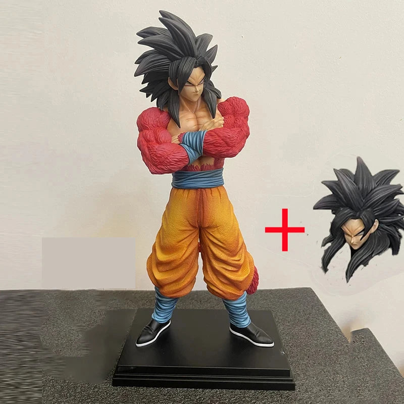 Anime Dragon Ball Ssj4 Goku Figure Son Goku Super Saiyan Action Figures 34cm Pvc Statue Collection Model Toys Gifts
