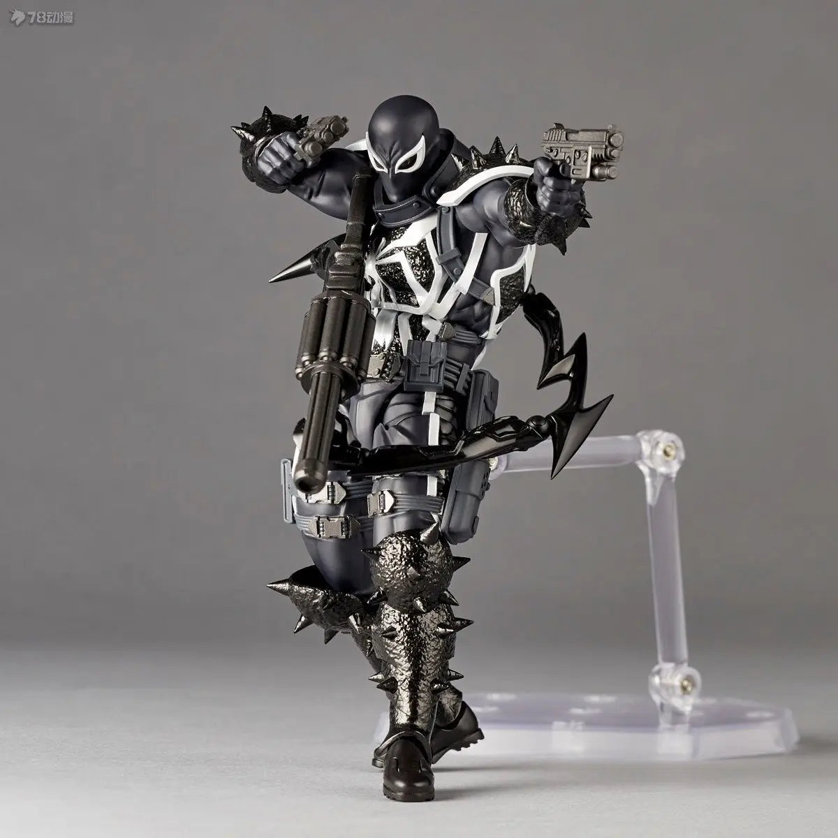 2024 Agent Venom Action Figure CT Version Kaiyodo  PVC Movable Collection Model