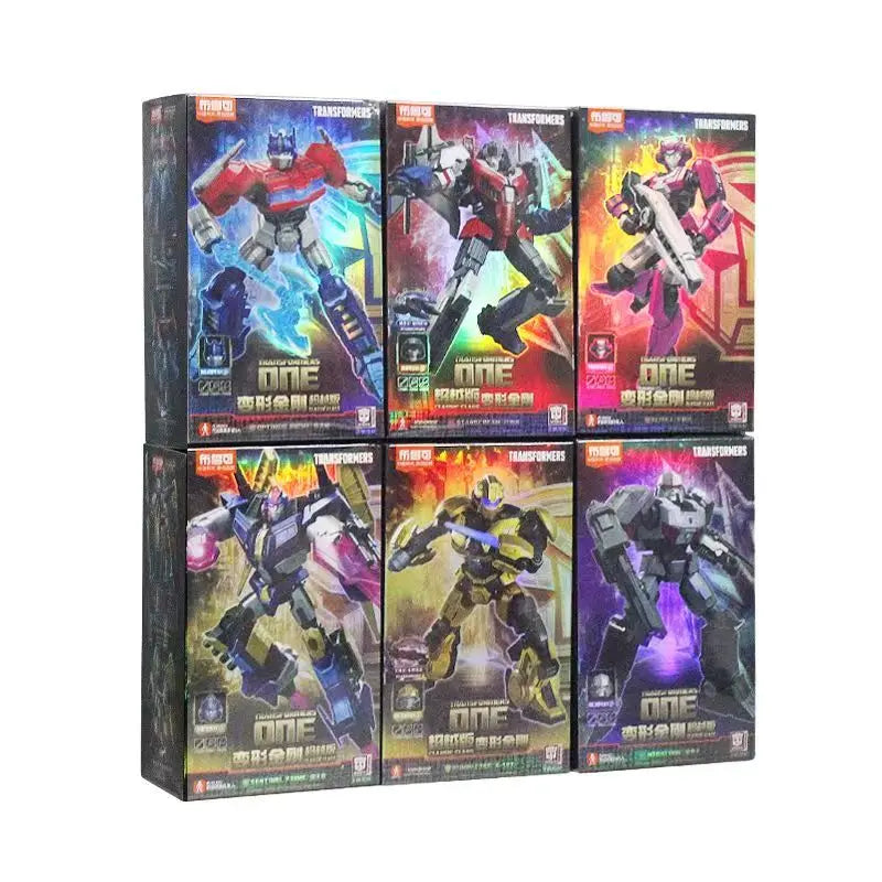 Movie Transformers One Toys LED Optimus Prime Starscream Megatron Action Figures