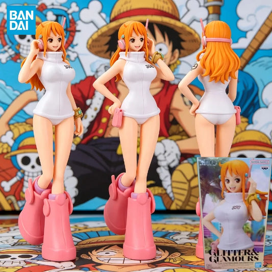 【IN STOCK】Original Banpresto Glitter & Glamours One Piece Nami Egghead Style SSG 25cm Action Figure Collectible Model Toy Gift