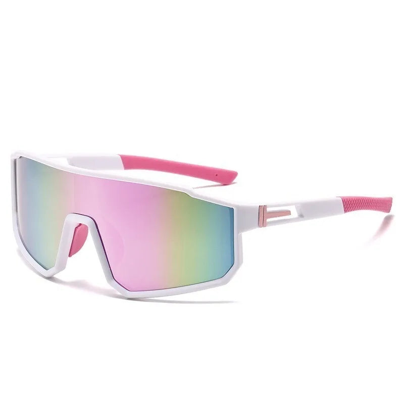 UV400 Cycling Sunglasses for Men and Women Outdoor Sports Shades Dustproof Goggles for Biking and Cycling Activities