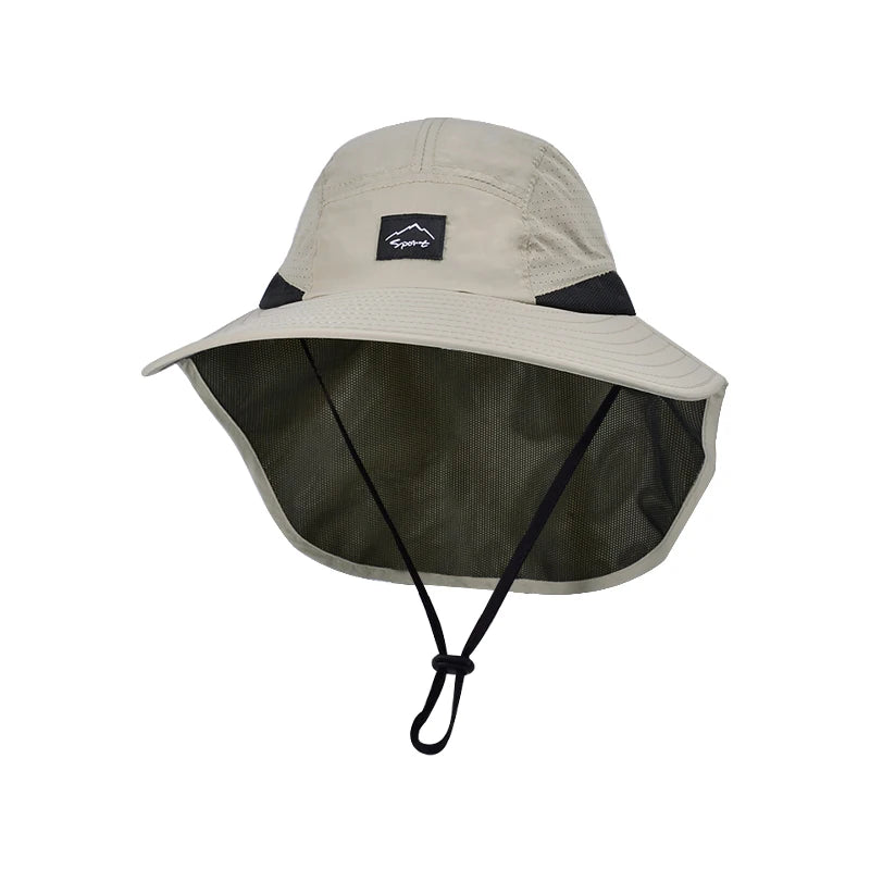 Xinbaoguan 100% Nylon 1136 Summer Big brim Shawl Sun Protection Hat Outdoor Fishing Hat Male and Female Sun Protection Hat