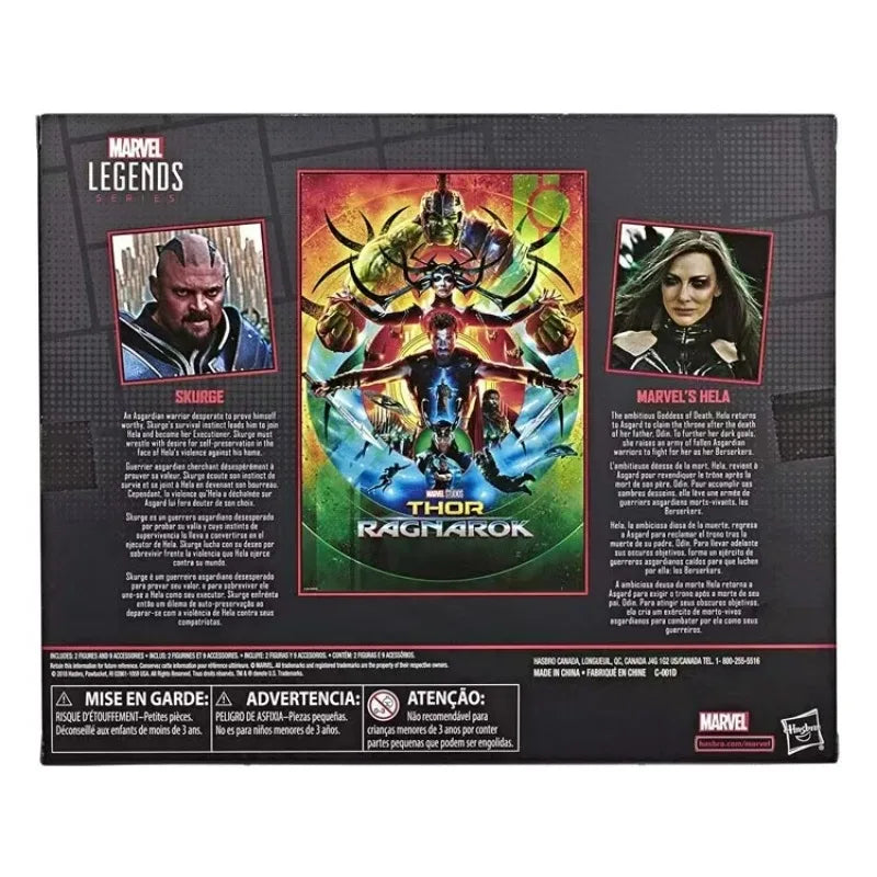 Original Hasbro Marvel Legends Series Hela Thor Figure Juice Girl Goddess of Death Skurge Action Figure Toys Model Collection