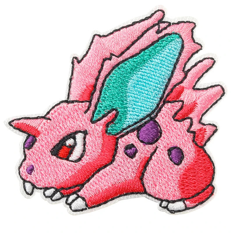 Cute Things Patch Cartoon Anime Embroidered Patches For Clothing DIY Iron on Patches For Clothes Game Patch Stickers