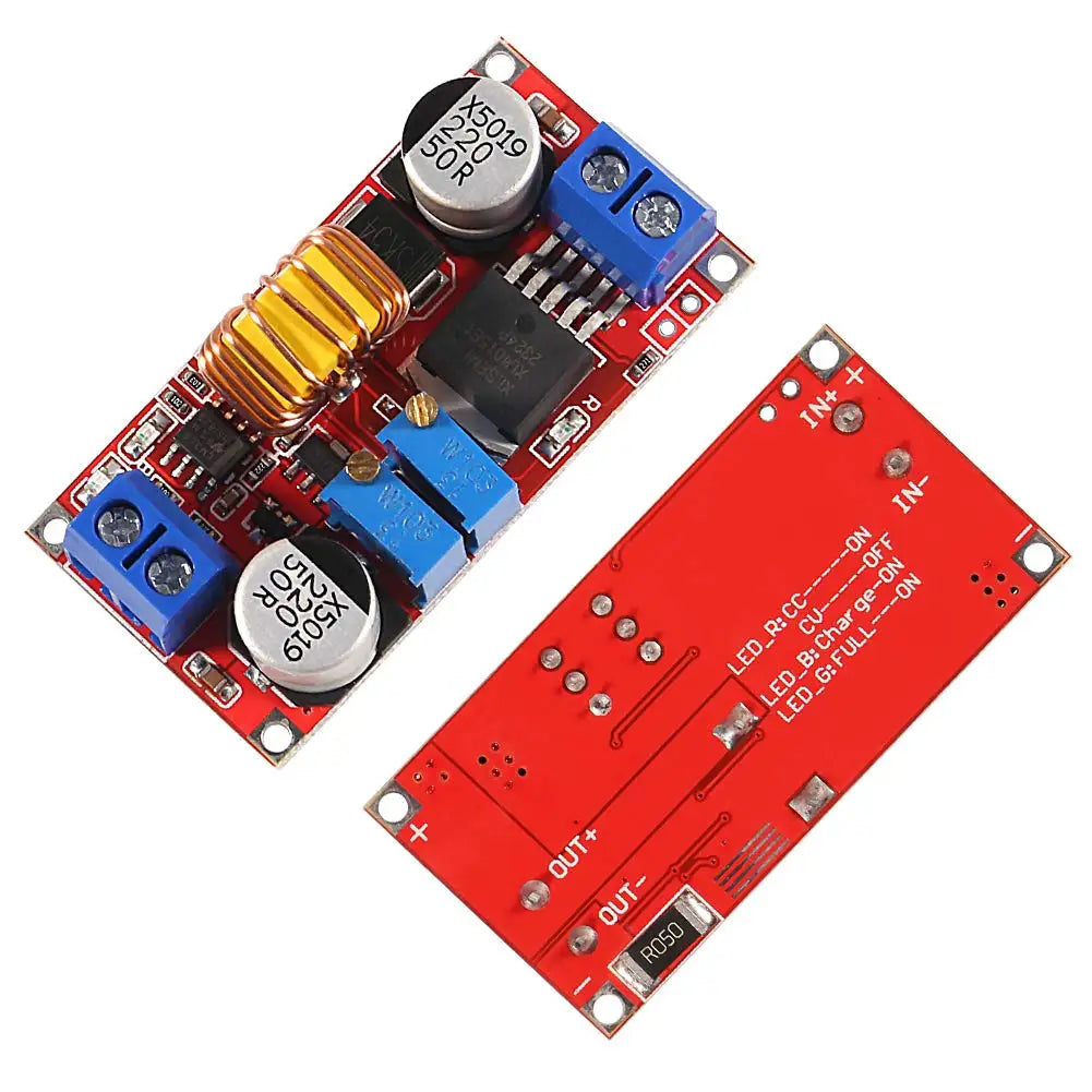 4pcs Lithium Battery Charger Module Board 5A DC naar DC CC CV LED Driver Step Down Buck Converter Board Constant Current Voltage