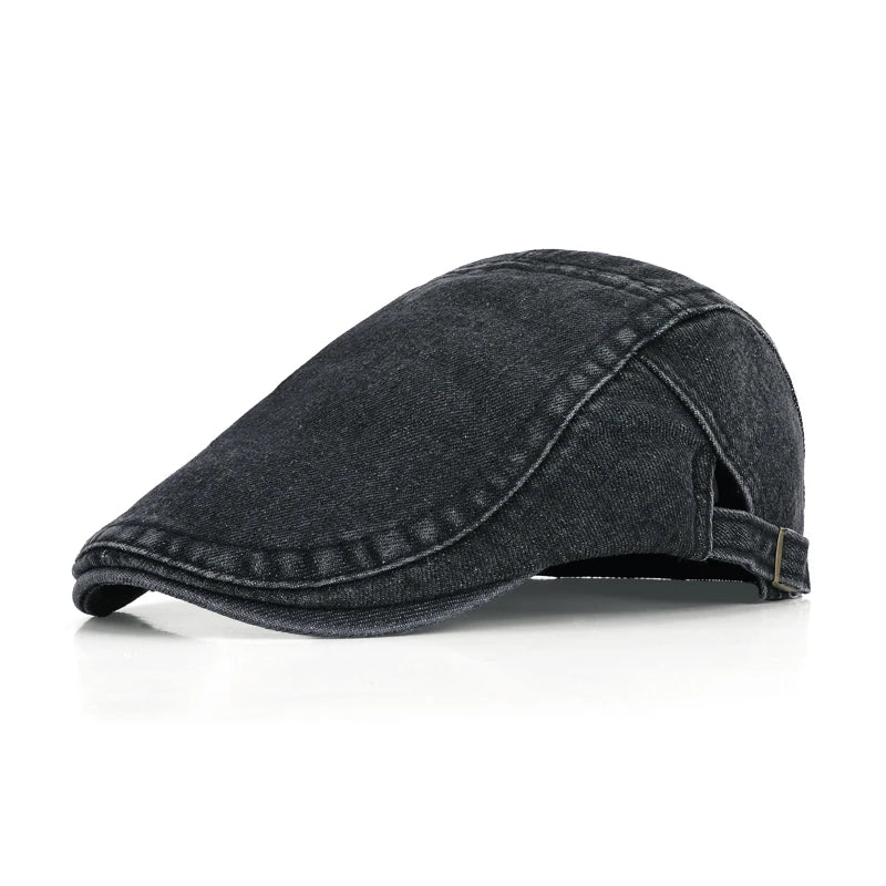 6164-New summer women's sunscreen sunshade hat - children's fashionable casual painter hat - Japanese-style baseballcap-berethat