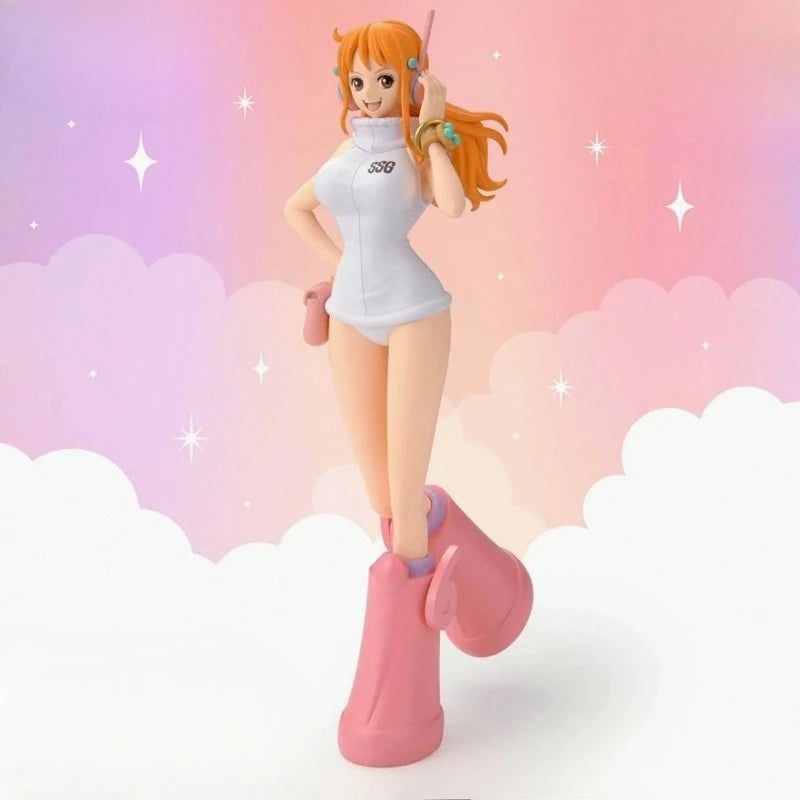 【IN STOCK】Original Banpresto Glitter & Glamours One Piece Nami Egghead Style SSG 25cm Action Figure Collectible Model Toy Gift
