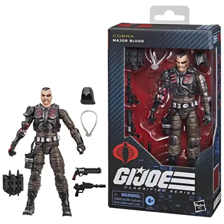 Original Hasbro G.I. Joe Classified Series 166 Major Bludd Anime Figures Collection Toys Models