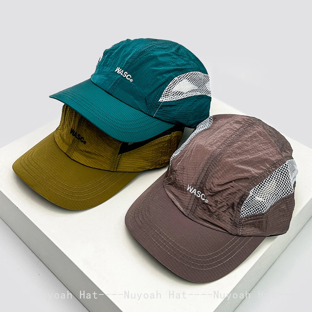 New Unisex Simple Mesh Letter Embroidery Baseball Hats Sunshade Niche Breathable Quick Drying Peaked Caps Versatile Fashion ins