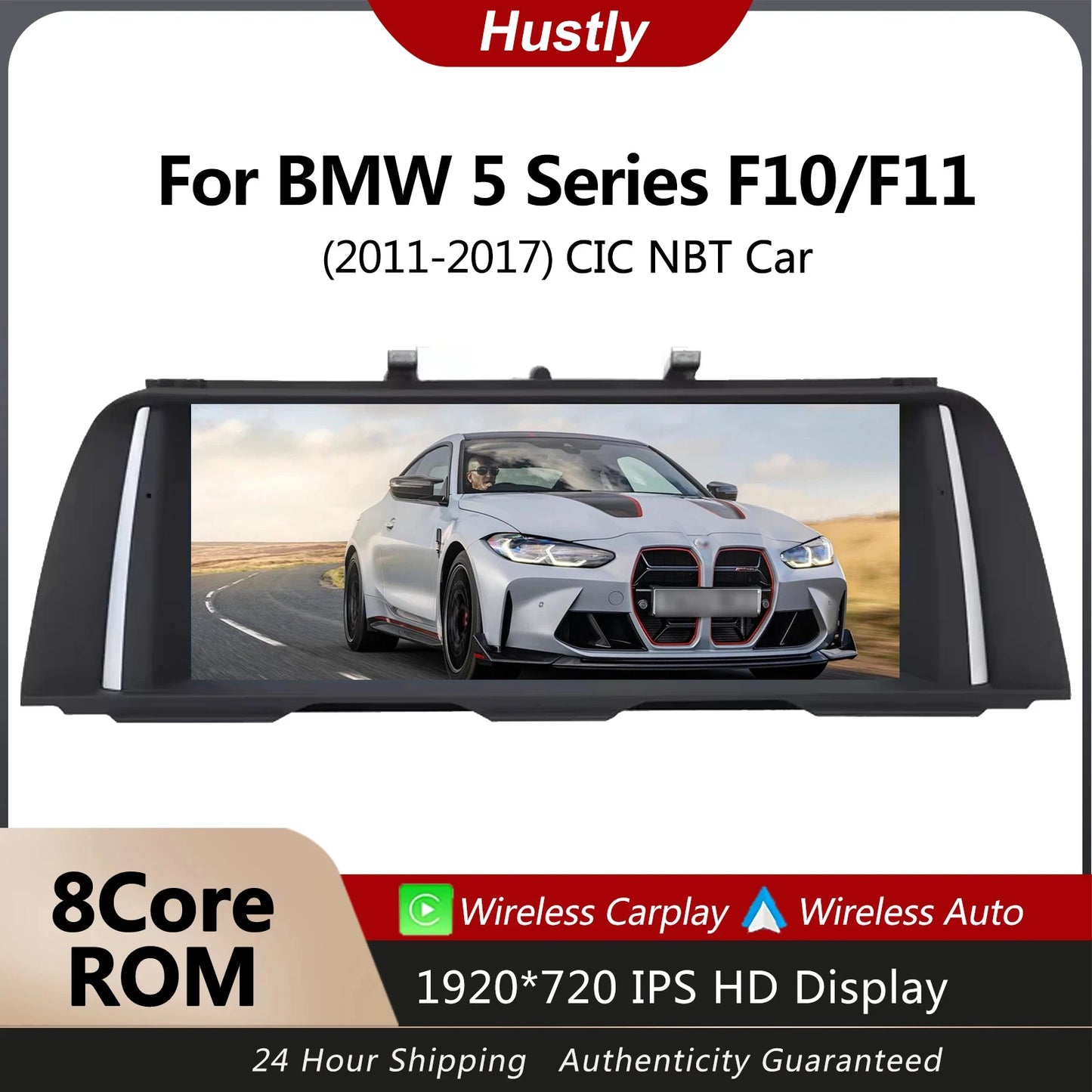 Android 13 For BMW 5 Series F10/F11 2011-2017 CIC NBT Car Multimedia Player GPS Navigation Head Unit Video Player Carplay