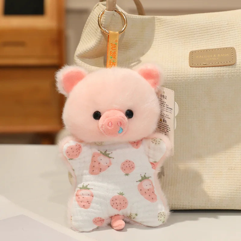 Good Quality and Cute Bean Bag Plush Toy  Cartoon Animal Doll Monkey Frog Cat Fox Panda Furry Forest Animals Doll Birthday Gift