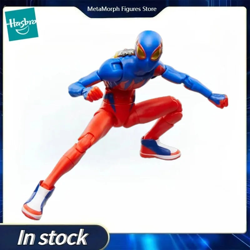 Original Hasbro Marvel Legends Series Retro Comics Spider-Boy Action Figure Toys Model Ornaments