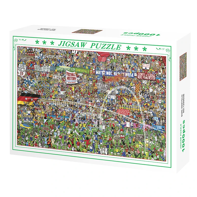 75*50cm 1000PCS Paper Jigsaw Puzzle Landscape Famous Painting Puzzle Character Series Series Home Decaoration Gift