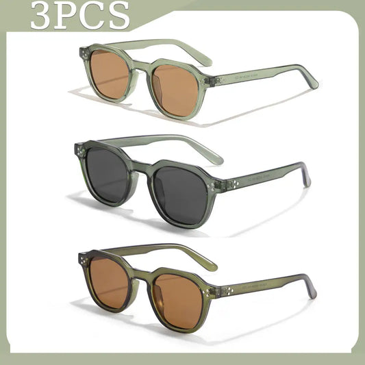 CATERSIDE 1/2/3 Wholesale Men's Polarized Sunglasses Women's Retro Tr90 Sunglasses Business Party Gifts Fashion Glasses UV400
