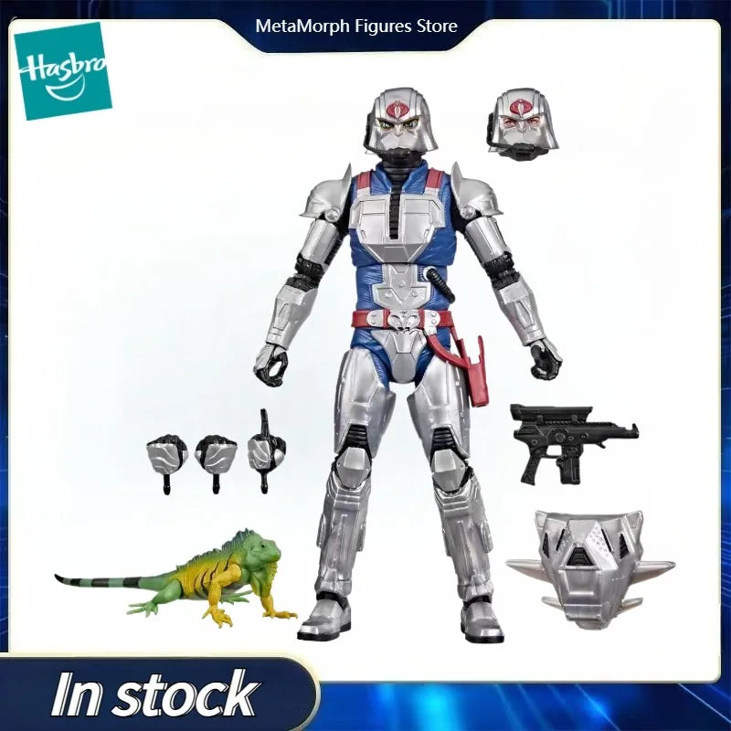Original Hasbro G.I. Joe Classified Series 168 Cobra Commander Combat Armor Anime Figure Collection Toys Ornaments