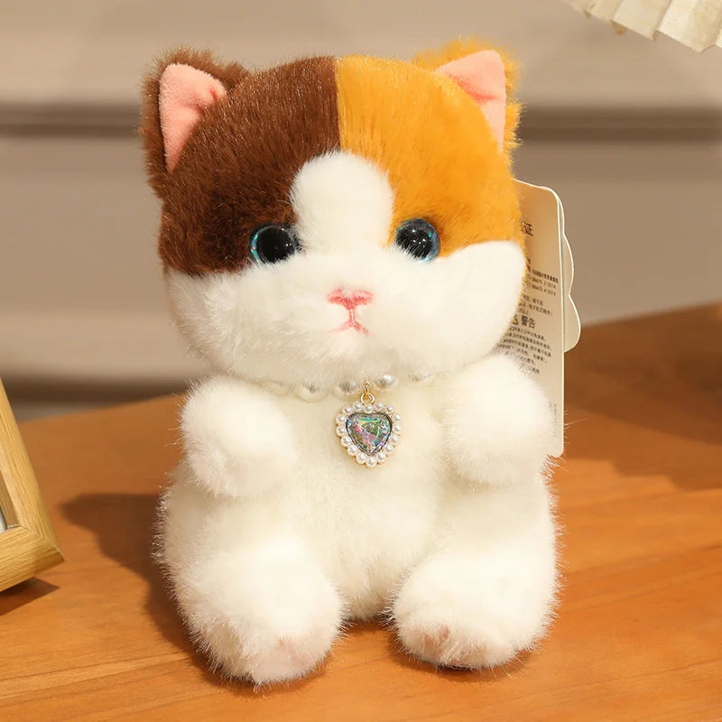 Super Cute Mini Chef Kitten Plush Toys Delicate Handmade Cartoon Pastry Chef Cat Doll Funny Keychain Bags Decro Toys Nice Gift
