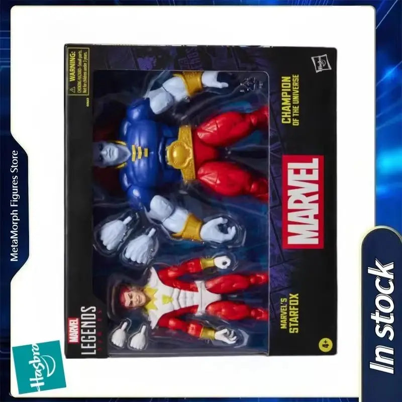 Original Hasbro Marvel Legends Series Black Starfox & Champion of The Universe Action Toy Figure