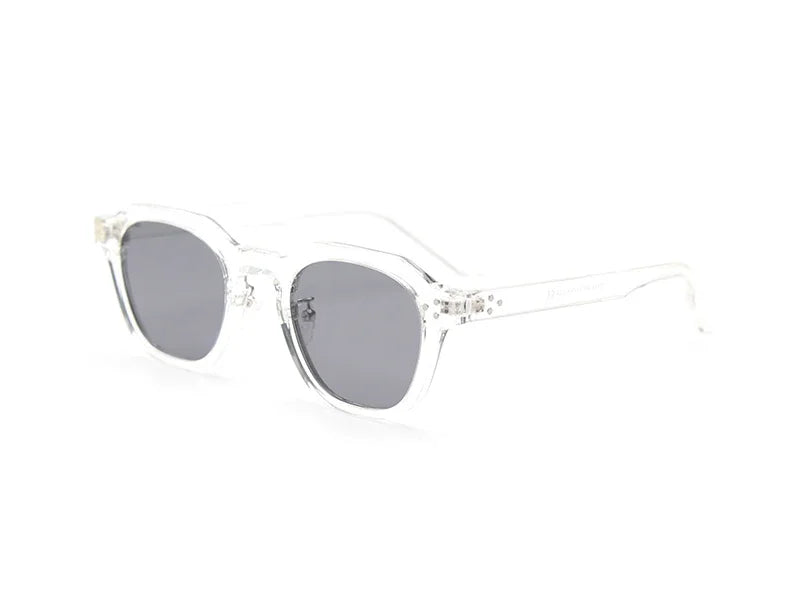 JNPCXI Retro Sun Glasses for Women TR90 Frame Polygon Polarized Sunglasses Uv400 Male Green Brown Lens