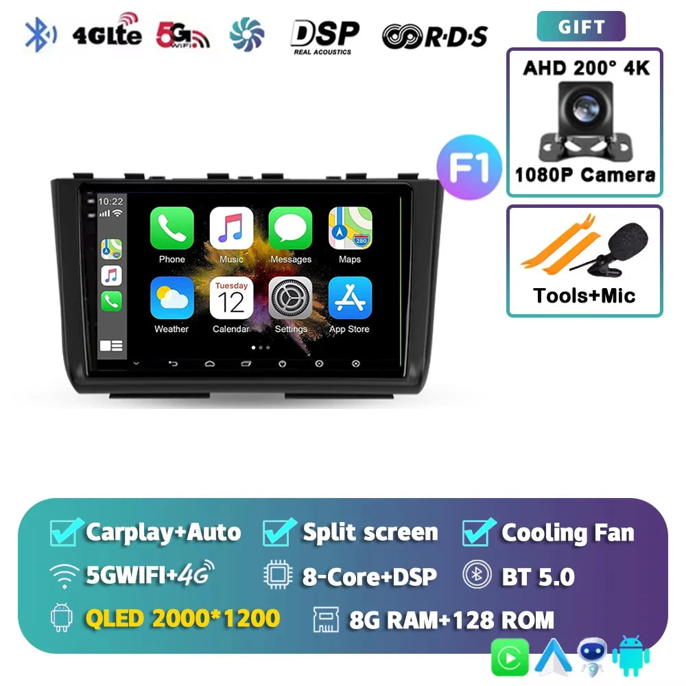 For Hyundai Creta 2 IX25 2021 2K 12+256 QLED Android 15 CarPlay Car Radio Multimedia Video Player GPS stereo Head Unit 4G WIFI