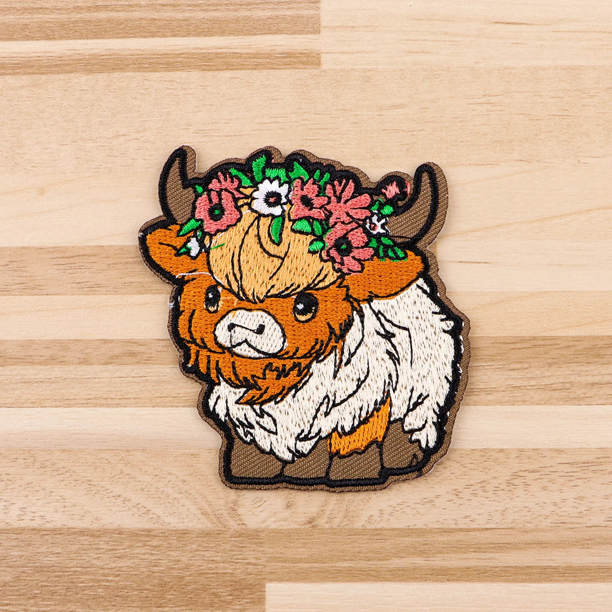 Cartoon Cow Iron On Patch Clothes Patch For Clothing Funny Animal Embroidered Patch Garment Apparel Accessories Sewing Stickers