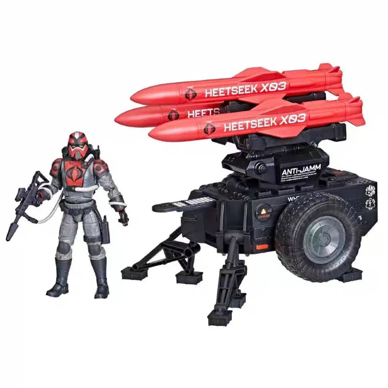 Original Hasbro G.I. Joe Classified Series 111 Cobra H.I.S.S. Techno-Viper & H.M.S. (HEETSEEK MISSILE SYSTEM) Anime Figure Toys