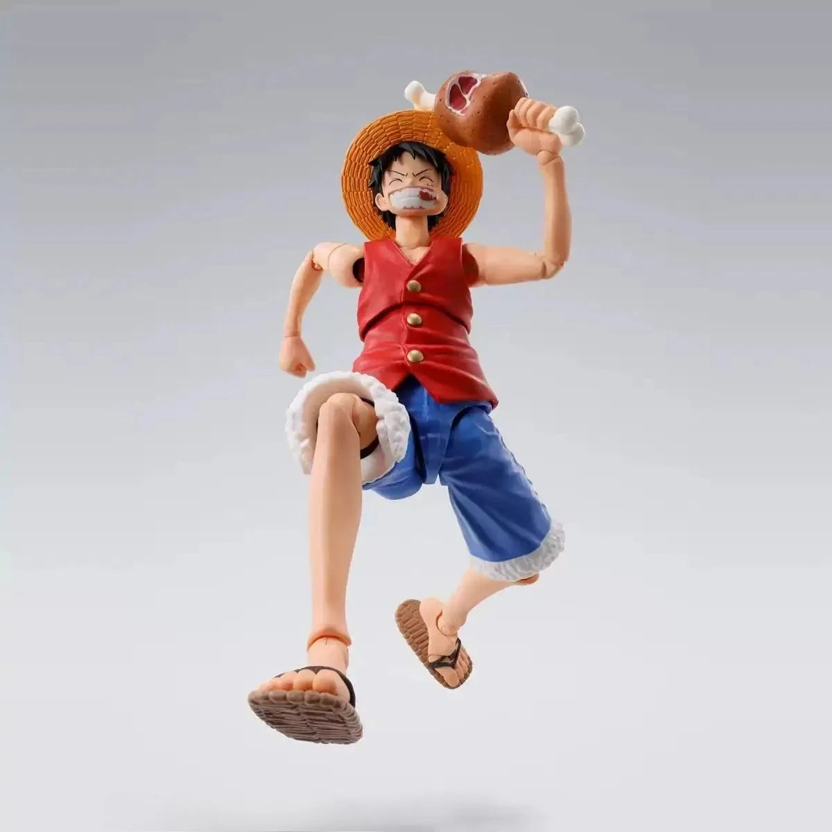 【IN STOCK】Original Bandai S.H.Figuarts One Piece Monkey D. Luffy Romance Dawn 15cm Action Figure Collectible Model