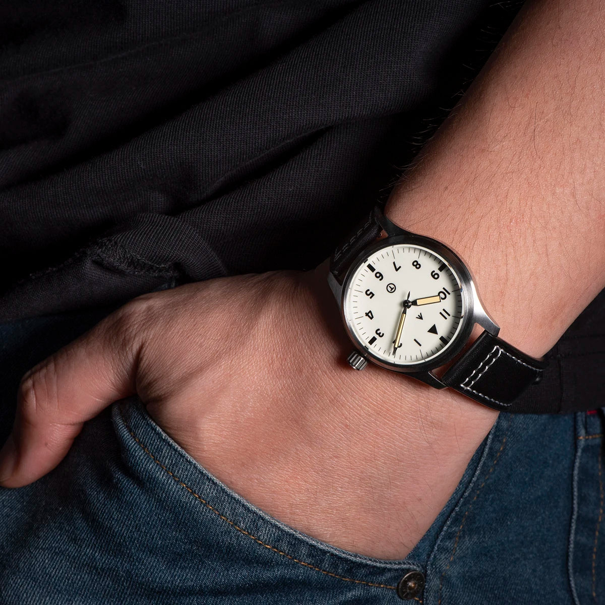 SEESTERN Watch Auto Mechanical Wristwatch NH35 Movement Luminous Sapphire Watch