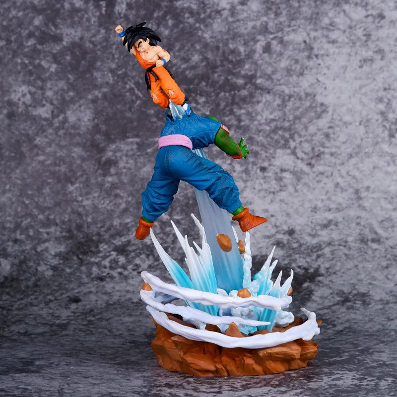10 inches Dragon Ball Anime Figures Piccolo Vs Son Goku Battle Figurine Statue