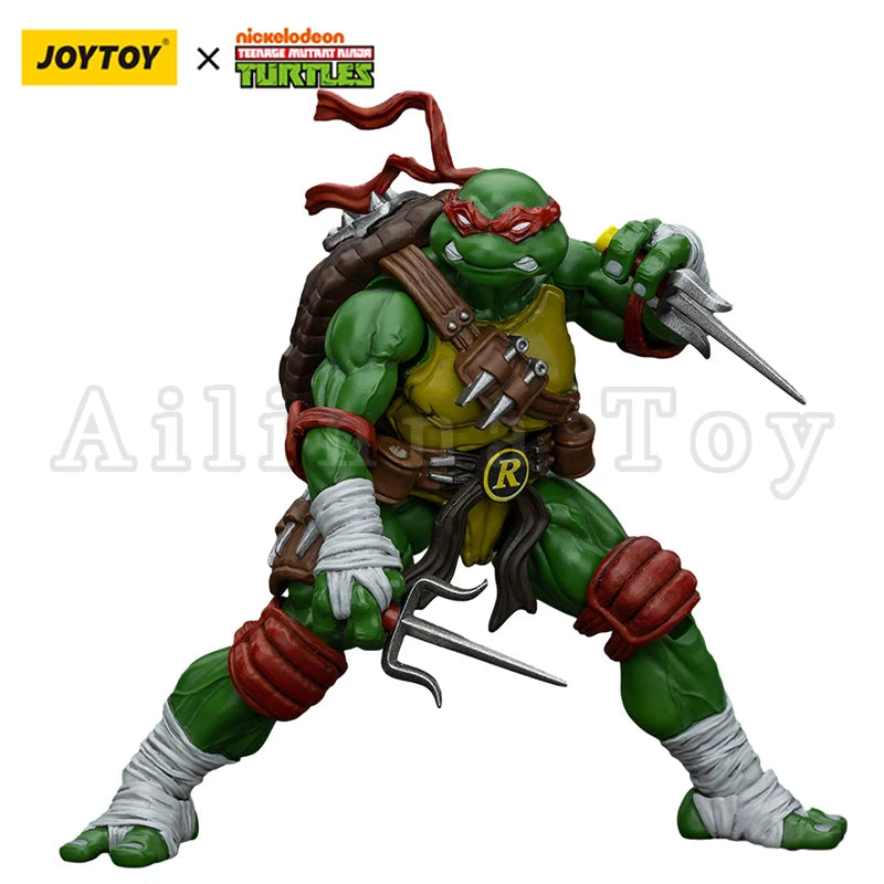JOYTOY 1/18 Action Figure Turtles-Michelangelo Donatello Leonardo Raphael Anime