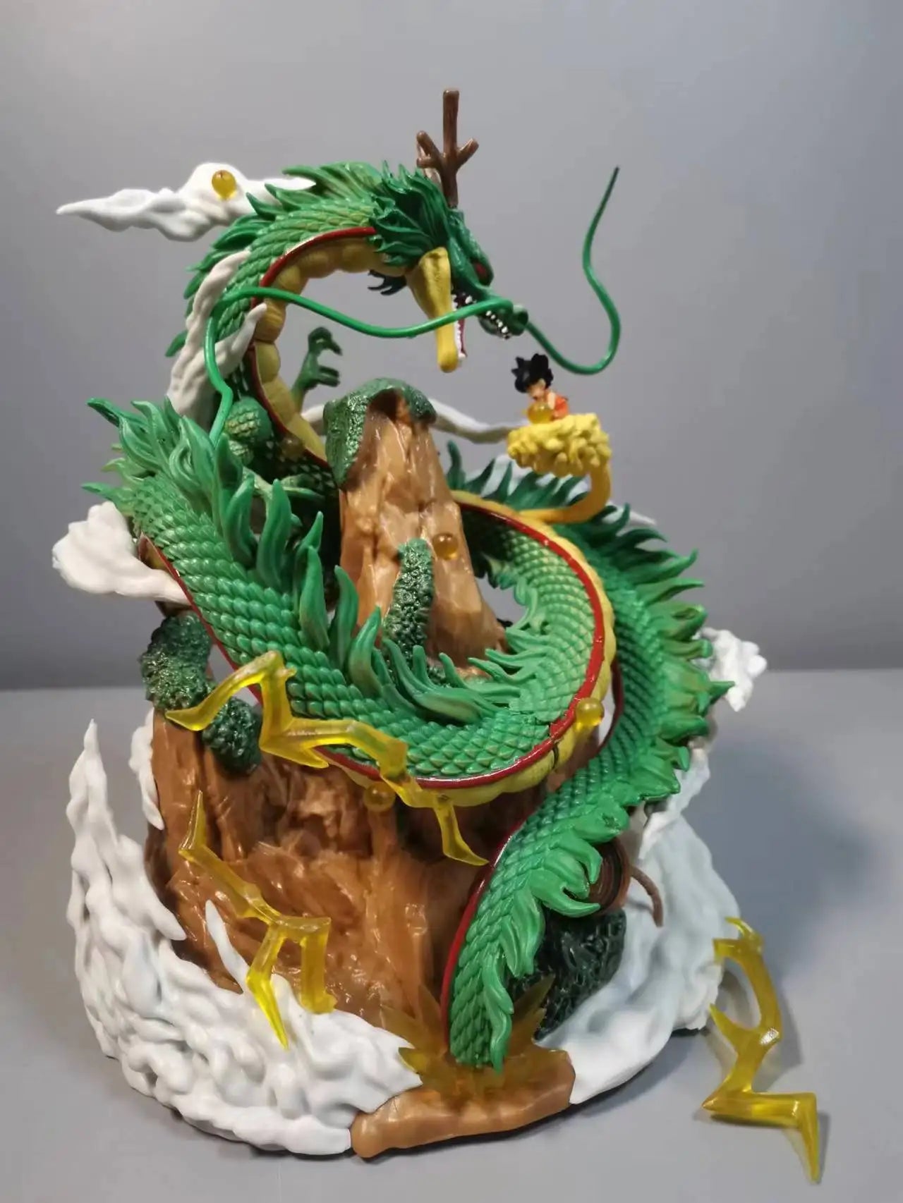 Anime Dragon Ball Z Shenron Figure with kid goku Figurine PVC Action figures GK Statue DBZ Shenlong Collectible Model Toys Gifts