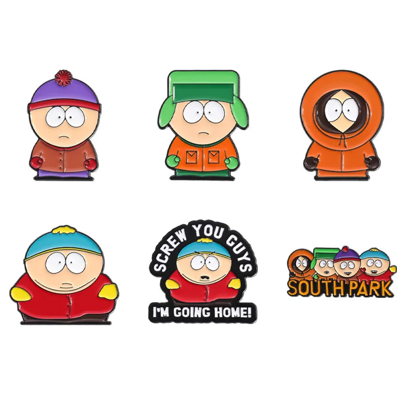 Coming Home Enamel Pin Cute South Park Badge Backpack Clothes Jewelry Accessorie