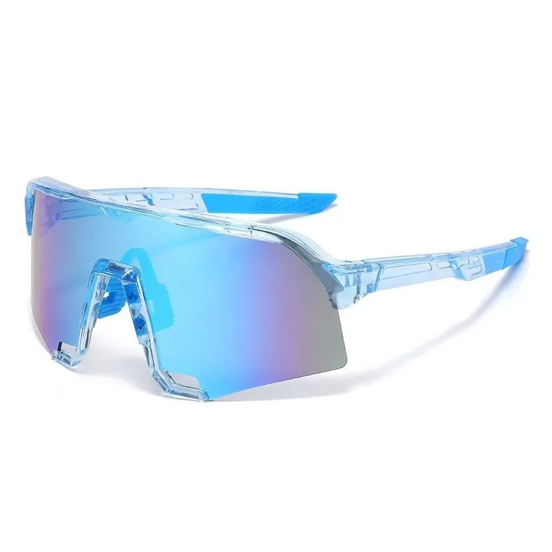 2PCS Cycling Sunglasses Mountaineering Goggles Women and Man Outdoor Bicycle Windproof Shades Glasses