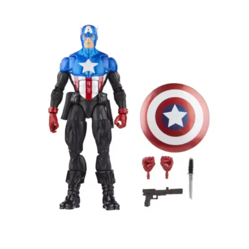 Original Hasbro Marvel The Avengers Beyond Earth's Mightiest Captain America Bucky Barnes  Anime Figure Toy Collection Model