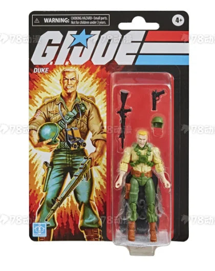 Original Hasbro G.I. Joe Classified Series Retro Collection Duke Anime Figures Toys Models Collection
