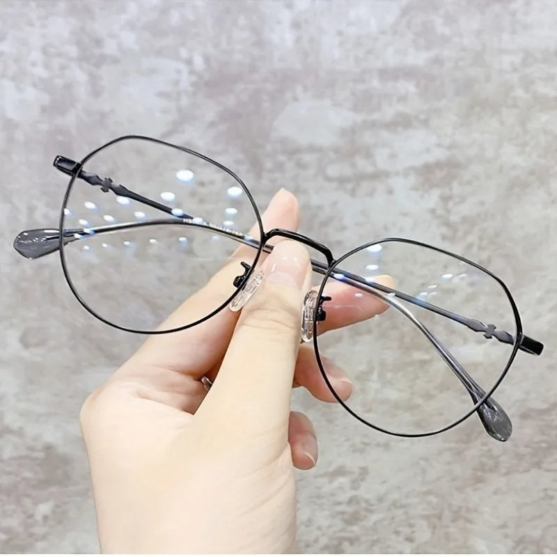 Korean Version Of The Trend Anti-blue Light Radiation Glasses Women's Eye Protection Flat Glasses