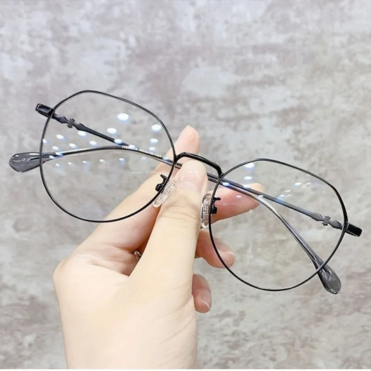 Korean Version Of The Trend Anti-blue Light Radiation Glasses Women's Eye Protection Flat Glasses