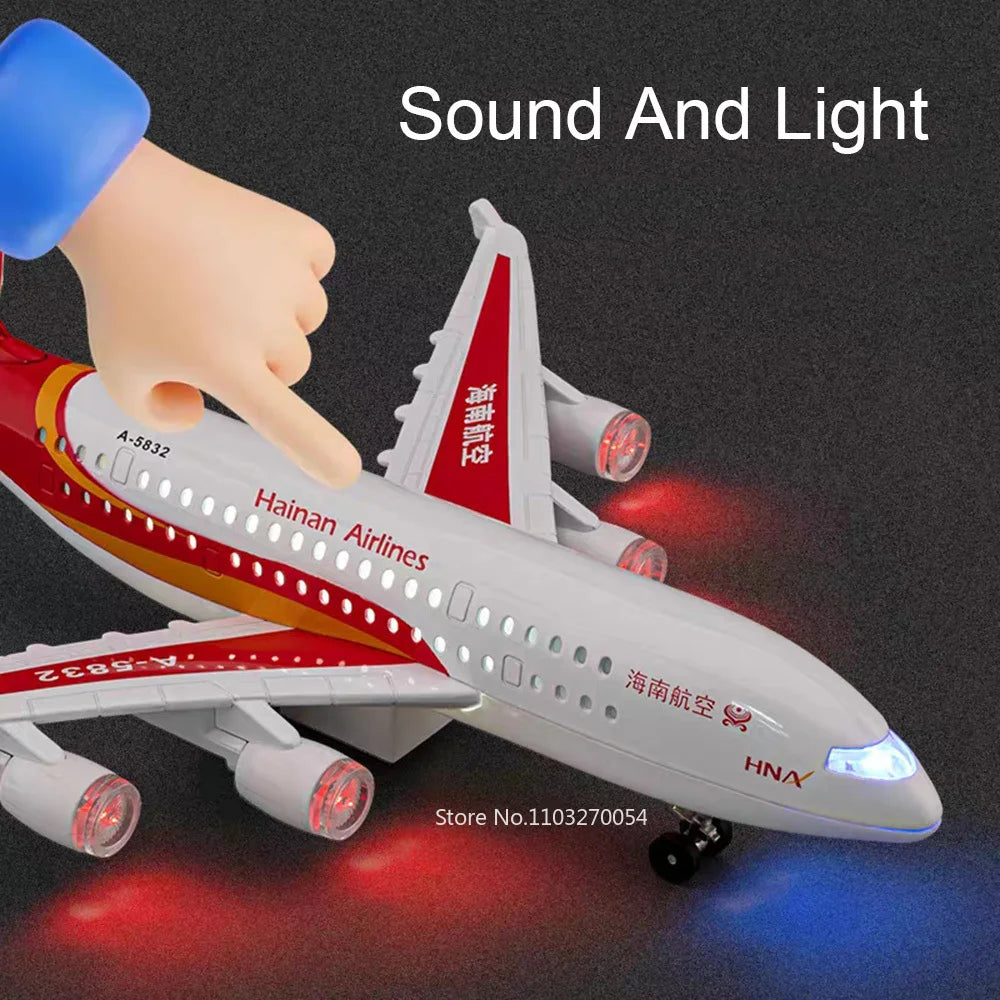 1:32 Sichuan Airline China Eastern Airlines A380 Alloy Diecast Car Model Toy Metal Body Sound Light Pull Back for Boys Christmas