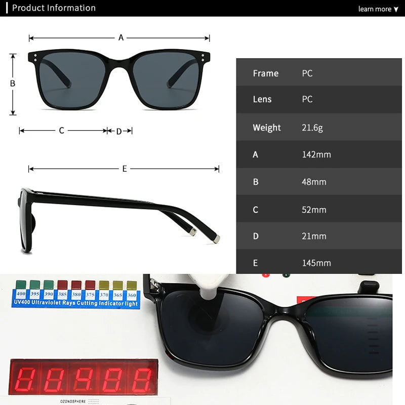 JNPCXI New Retro Square Women Luxury Sunglasses Fashion Rivets Blue Men Sun Glasses Shades UV400