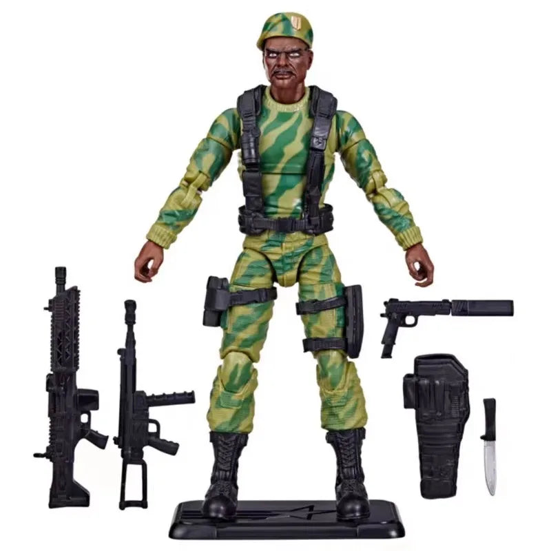 Original Hasbro G.I. Joe GI Joe Classfied Series Retro Cardback Sgt Stalker Action Figure Collection Toys Model