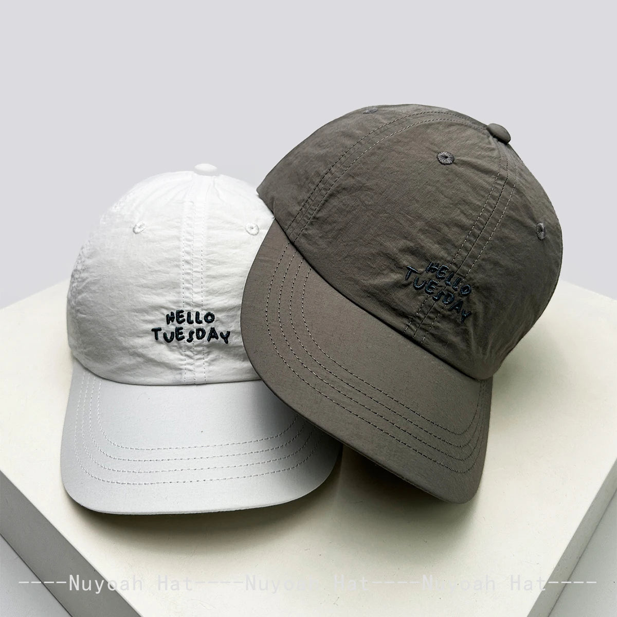 New Men Women Quick-dry Simple Embroidered Letters Baseball Hats Sunshade Travel Breathable Peaked Caps Versatile Fashion ins