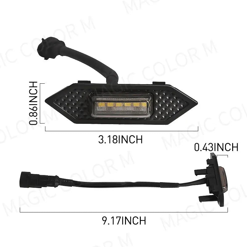 4PCS LED Grille Lights For Toyota RAV4 2019 2020 2021 2022 Front Grid Warning DRL Daytime Running Lamp Daylights Car Accessories