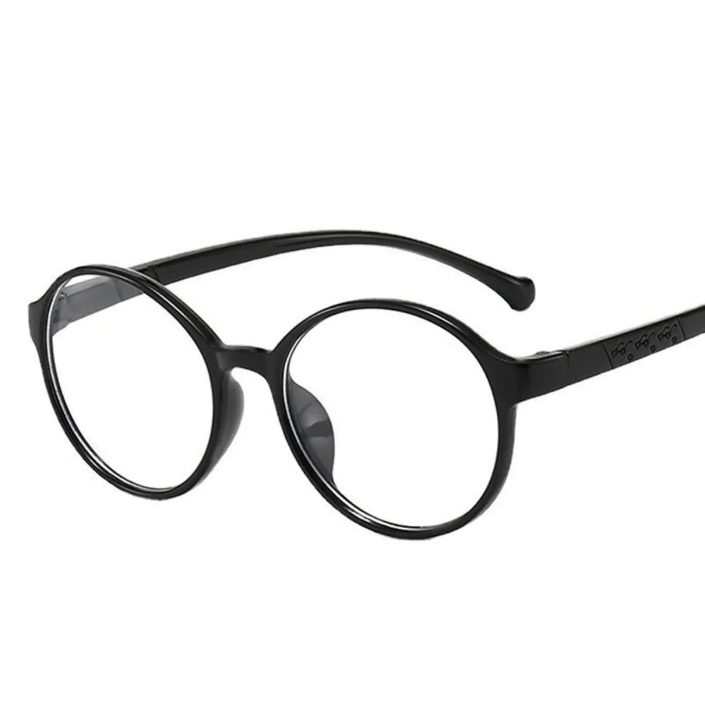 Round Anti Radiation Silicone Glasses for Kids 3-12Years Old Computer Anti-blue Light Eyeglasses