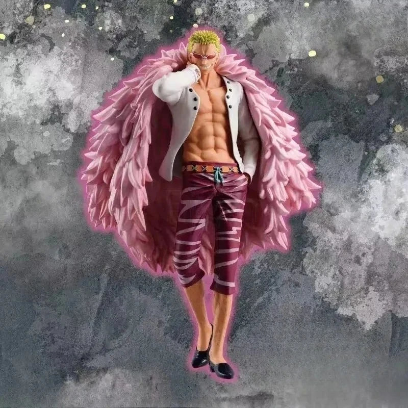 【IN STOCK】Original Bandai Ichiban Kuji One Piece The Unbreakable Law D Prize Donquixote Doflamingo MASTERLISE Figure