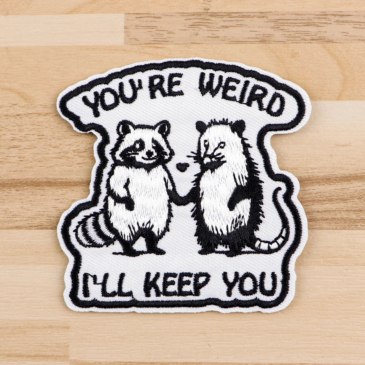 Raccoons & Opossums Iron On Patch Cartoon Patch For Clothing Embroidered Patch Garment Apparel Accessories Sewing Stickers