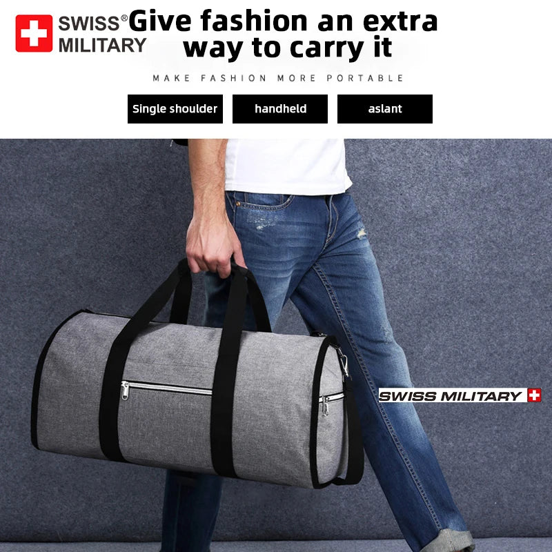 SWISS Handheld Vacay travel Suit Large Capacity Bag Multifunctional Travel Bag