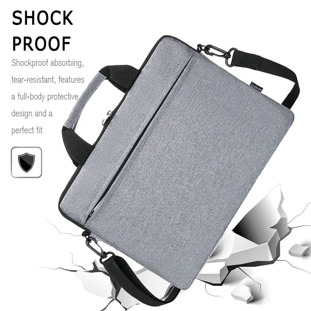 13.3-15.6in Laptop Handbag Shockproof Sleeve Case Laptop Protective Cover Black