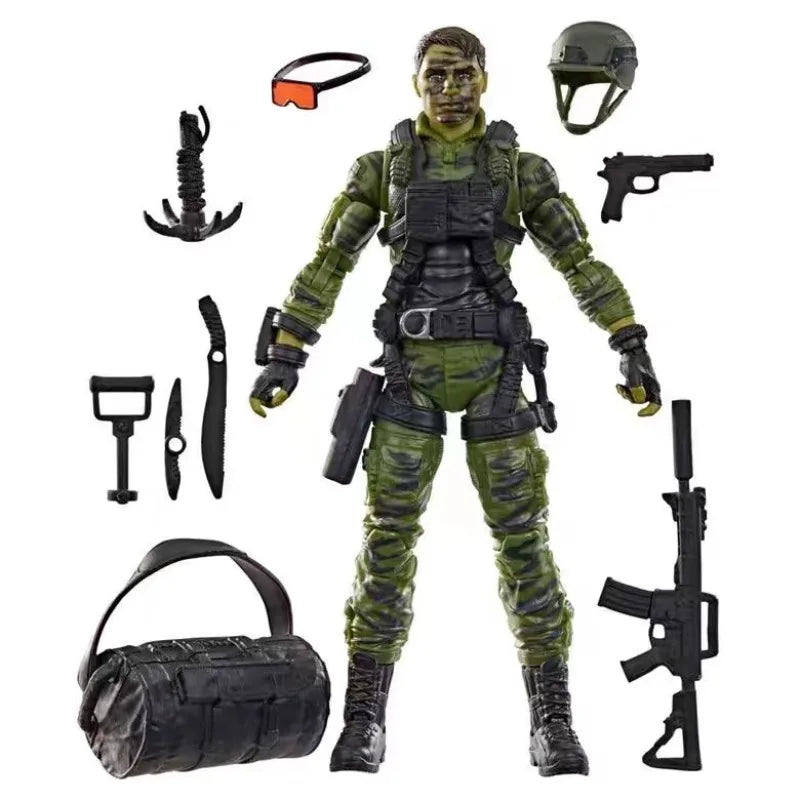 Original Hasbro G.I. Joe Mole Rat/Brent 'Hit & Run' Scott/Bradley 'Big Lob' Sanders/Edwin 'Lifeline' Steen /Night-Viper Action