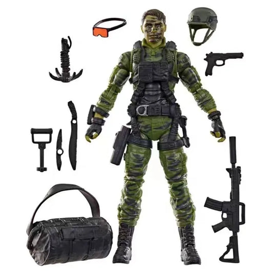 Original Hasbro G.I. Joe Mole Rat/Brent 'Hit & Run' Scott/Bradley 'Big Lob' Sanders/Edwin 'Lifeline' Steen /Night-Viper Action
