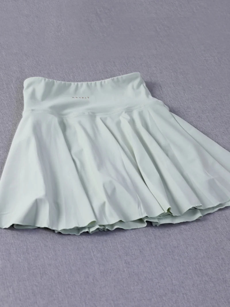 Yoga Wear Athletic Skorts Running Workout Sports Skirts High Waisted Pleated Tennis Skirt for Women