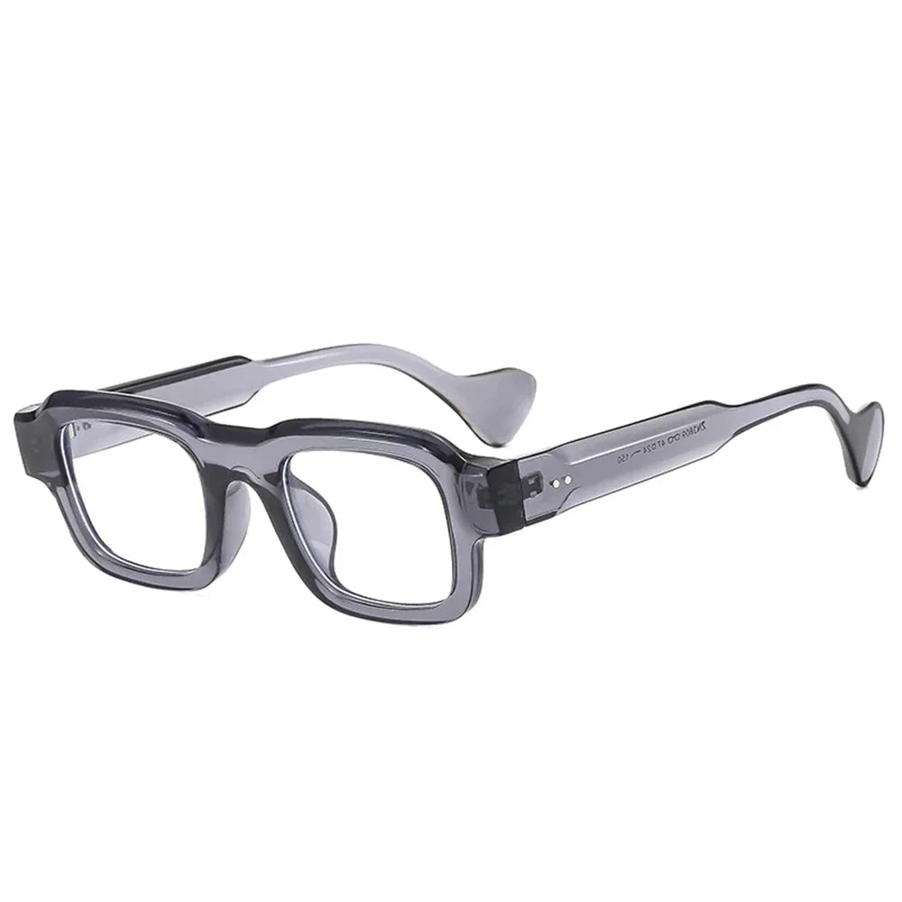 JNPCXI New Fashion Square Men Sunglasses Retro Rivets Women Black Orange Shades UV400 Sun Glasses